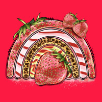 Strawberry Rainbow Zipper Hoodie | Teevron