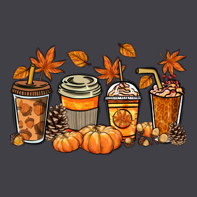 Fall Coffee Cups Heavyweight Hoodie by NancyCooperArtShop | Teevron
