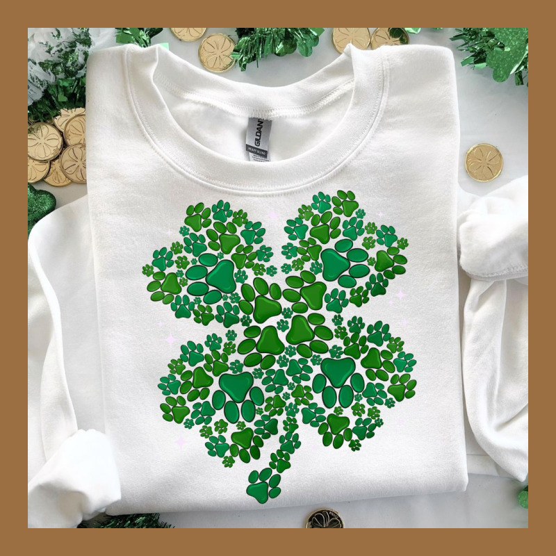 Shamrock Patterned Clothing Vintage Tee by MaliasSmallBusiness | Teevron