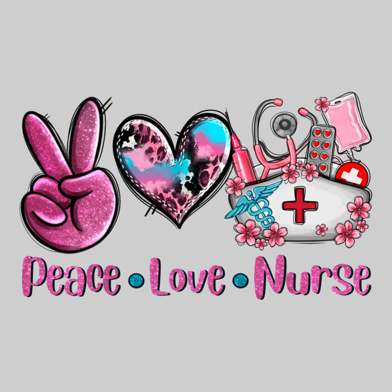 Peace Love Nurse Premium Tee by AdoDesignShop | Teevron