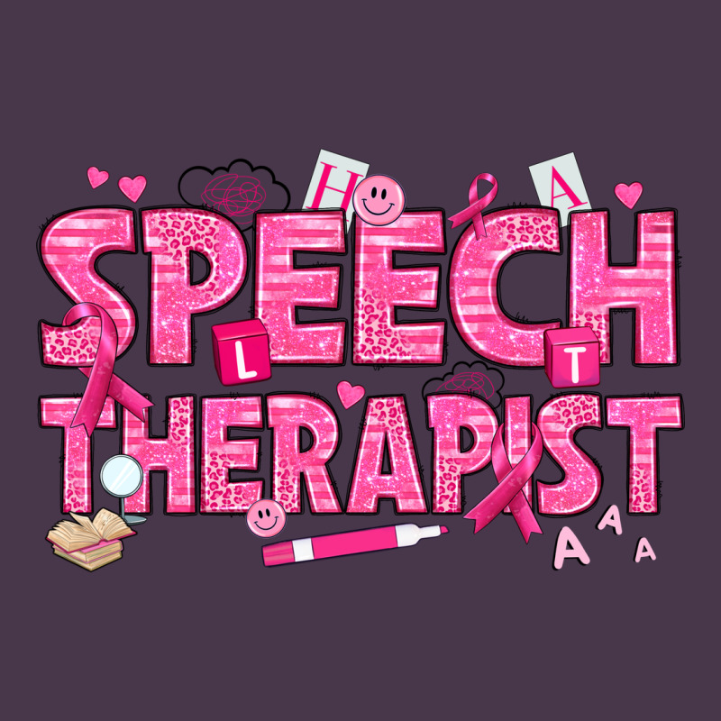 Breast Cancer Speech Therapist Heavyweight Hoodie by texasbilliewilder | Teevron