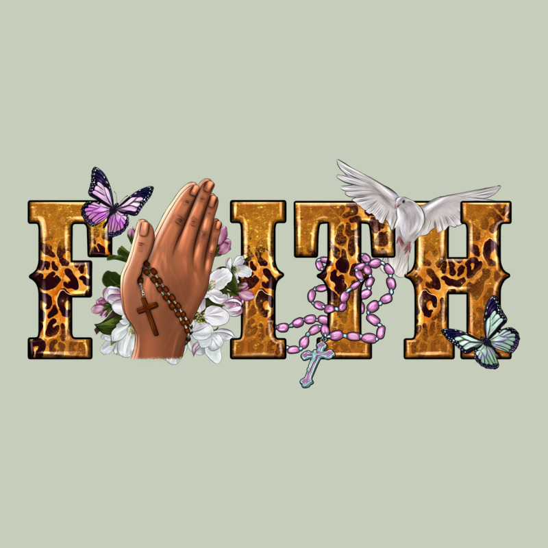 Faith With Praying Hands Long Sleeve Tee by NancyCooperArtShop | Teevron