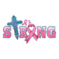 strong with cross ribbon | Teevron
