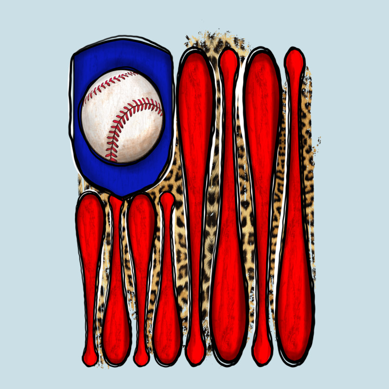 Leopard Baseball Flag Ladies Tee by JahusDesignShop | Teevron
