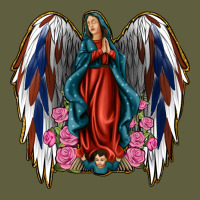 Angel Wing Lady Of Guadalupe 4th Of July Vintage Tee | Teevron