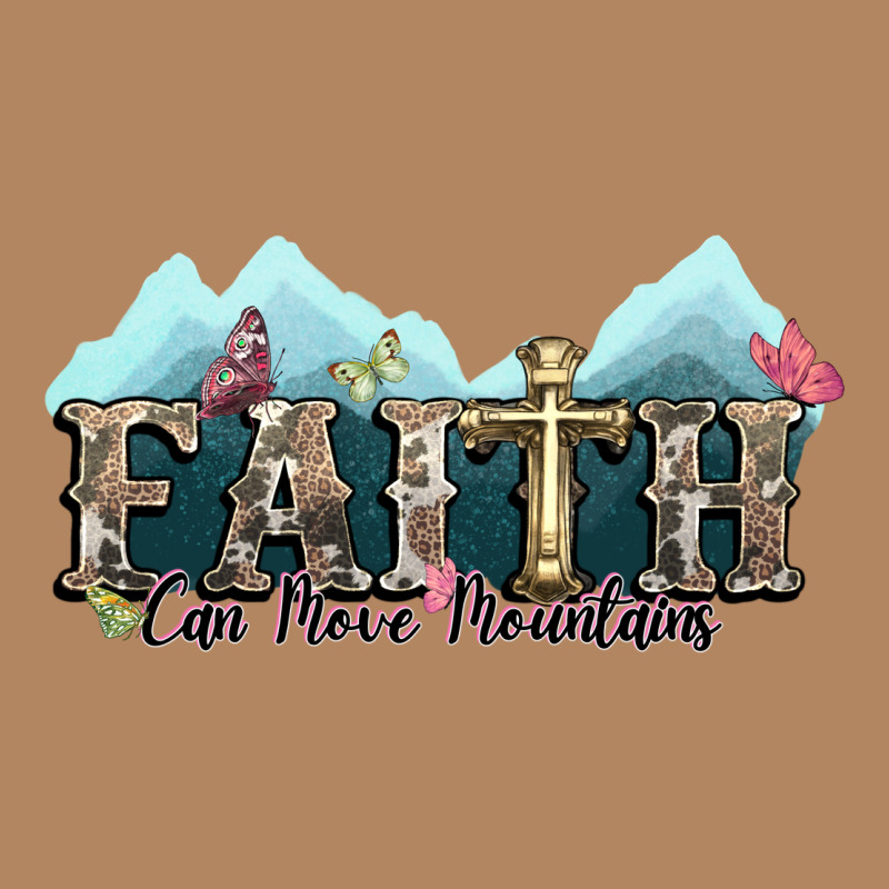 Faith Can Move Mountains Cross Long Sleeve Tee by NancyCooperArtShop | Teevron