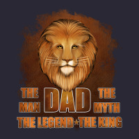 Dad The Man Leather Background Vintage Tee | Teevron