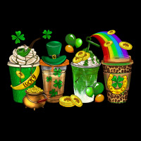 St. Patricks Day Coffee Drinks Ladies Tee | Teevron