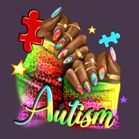 Black Woman Autism Nails Heavyweight Hoodie | Teevron