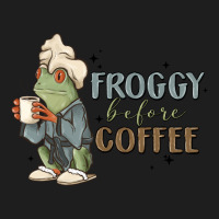 Froggy Before Coffee Classic Tee | Teevron