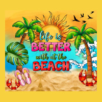 Life Is Better With At The Beach Premium Sweatshirt | Teevron