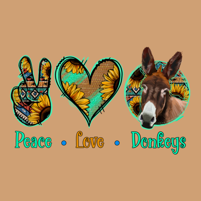 Peace Love Donkeys Vintage Tee by Jasminsmagicworld | Teevron
