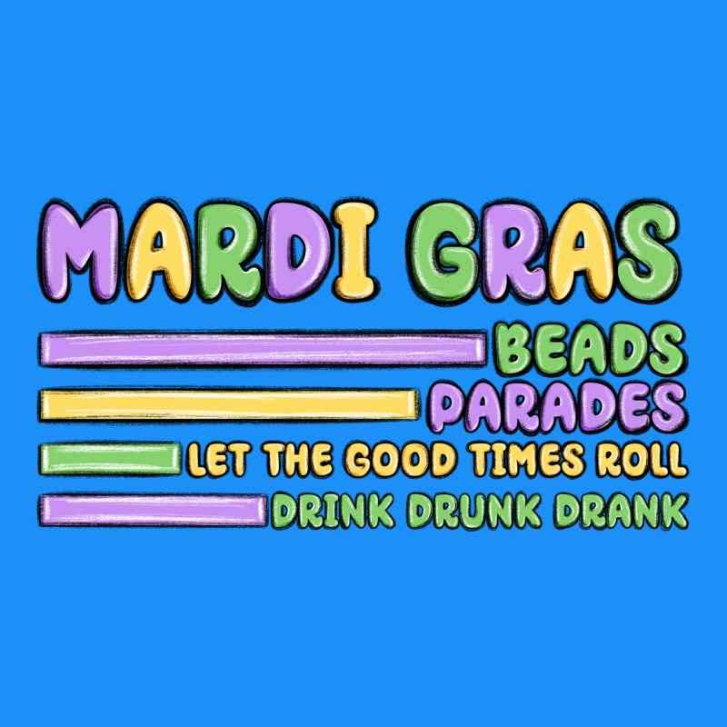 Mardi Gras Beads Classic Tee by MaliasSmallBusiness | Teevron