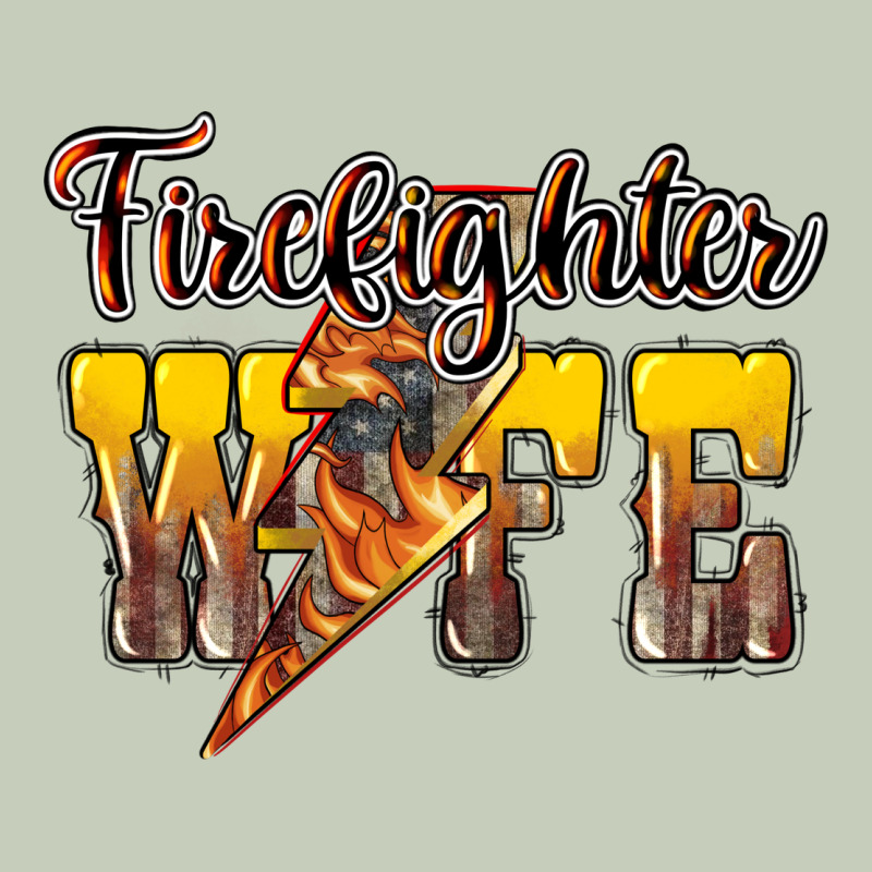 Firefighter Wife Lightning Bolt Long Sleeve Tee by NancyCooperArtShop | Teevron