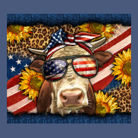 Western 4th Of July Cow Vintage Hoodie | Teevron