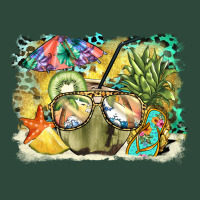 Coconut With Fruits  Background Zipper Hoodie | Teevron