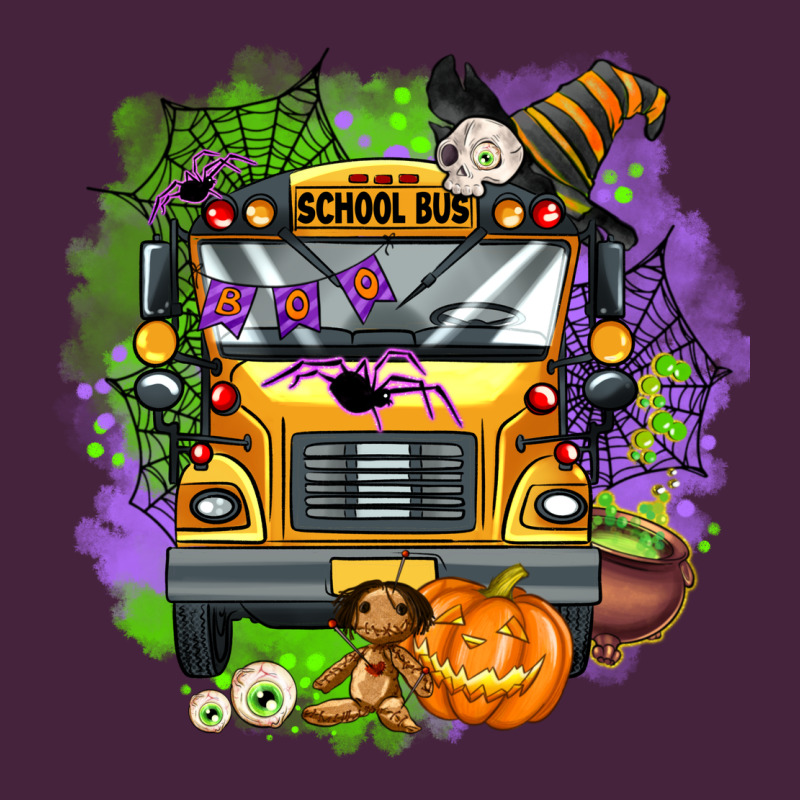 Halloween School Bus Premium Tee by AdoDesignShop | Teevron