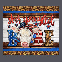 Western Star Spangled Baby Cow Vintage Hoodie | Teevron
