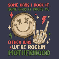 Some Days I Rock It Some Days It Rocks Me Either W Long Sleeve Tee | Teevron