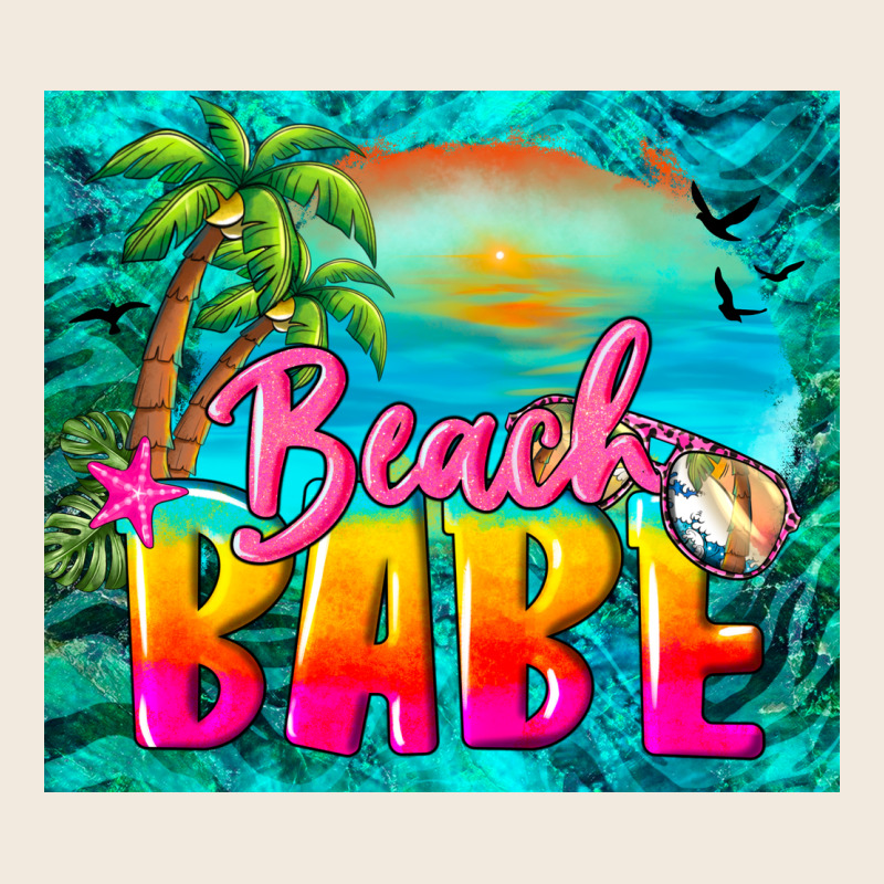 Beach Babe Zipper Hoodie by BarkalooDesign | Teevron