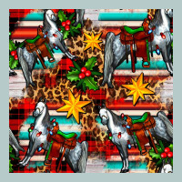 Christmas Horse Leopard Tartan Heavy Core Tee | Teevron