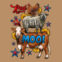 Red White Moo Farm Animals 4th Of July Vintage Hoodie | Teevron