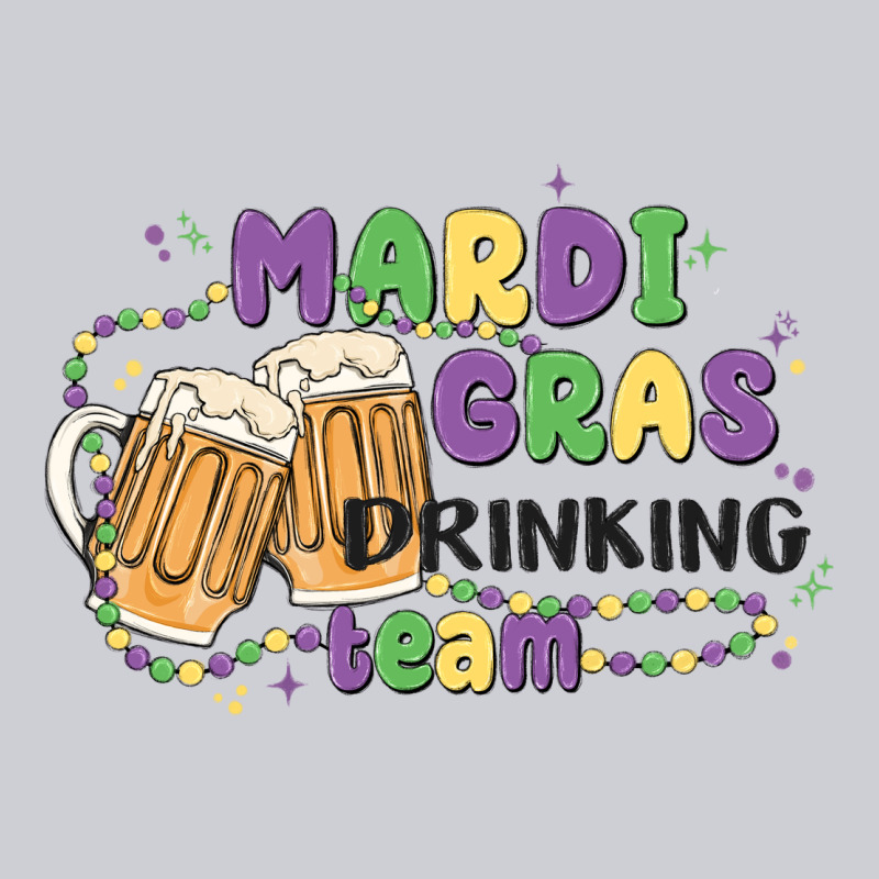 Mardi Gras Drinking Team Heavyweight Sweatshirt by MaliasSmallBusiness | Teevron
