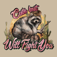 Cute But Will Fight You Racoon Western Long Sleeve Tee | Teevron