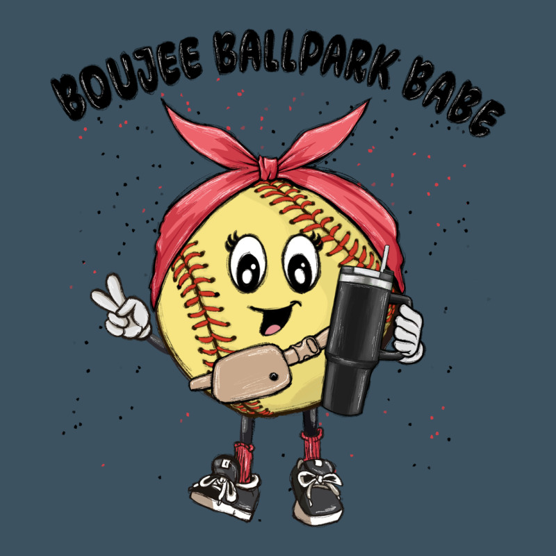 Boujee Ballpark Babe Urban Heavy Tee by MaliasSmallBusiness | Teevron