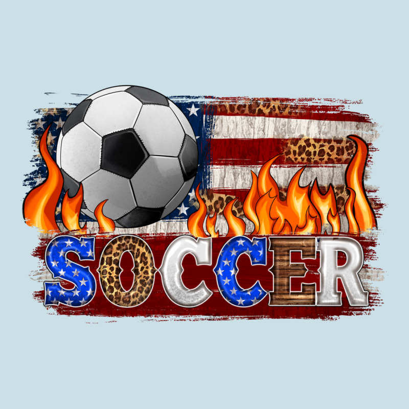 Western American Flag Soccer Ladies Tee by HRA Design Shop | Teevron