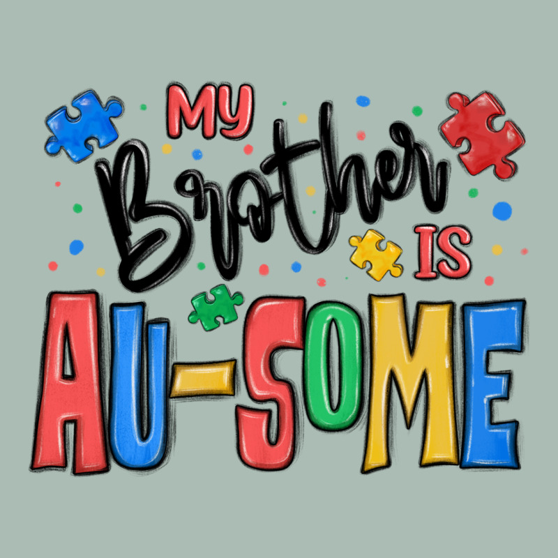 My Brother Is Ausome Autism Classic Tee by MaliasSmallBusiness | Teevron