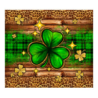 St. Patrick's Day shamrock leopard | Teevron