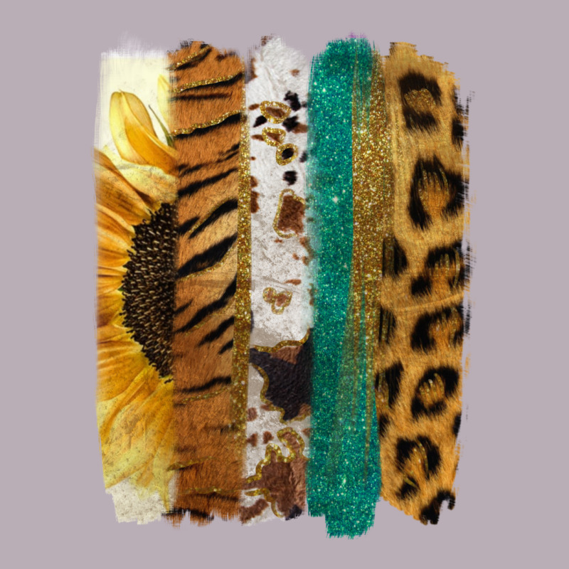 Leopard Sunflower Brush Strokes Vintage Tee by Jasminsmagicworld | Teevron