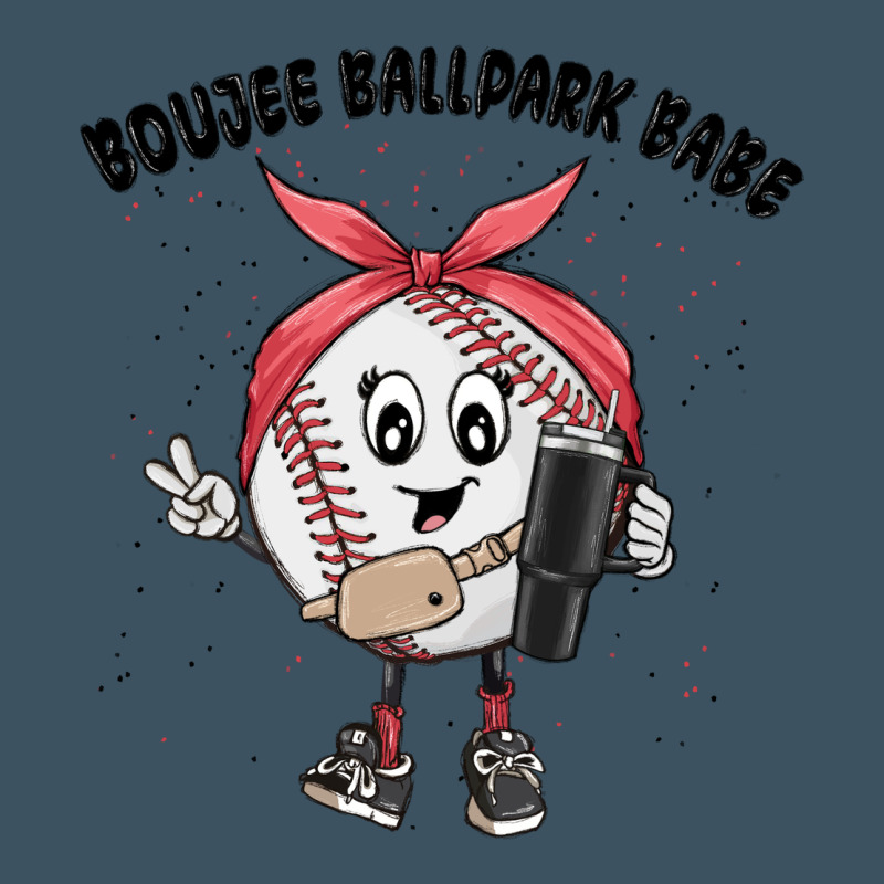 Boujee Ballpark Babe Urban Heavy Tee by MaliasSmallBusiness | Teevron