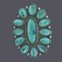Turquoise Gemstone Jewelry Vintage Hoodie | Teevron