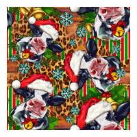 christmas leopard cow | Teevron