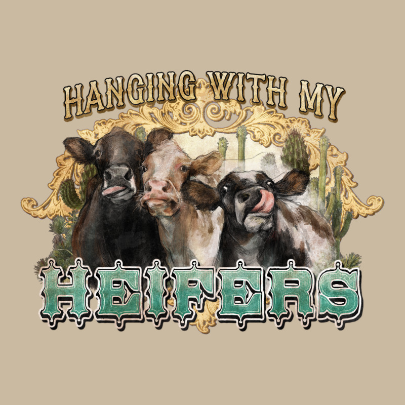 Hanging With My Heifers Long Sleeve Tee by NancyCooperArtShop | Teevron