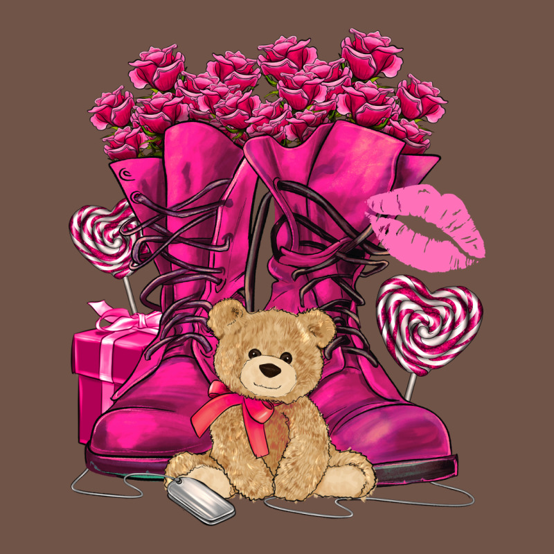 Army Boots Valentine's Day Premium Sweatshirt by HowdyJamesFarm | Teevron