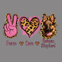 Peace Love German Shepherd Vintage Tee | Teevron