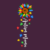 Autism Mama Sunflower White Premium Tee | Teevron