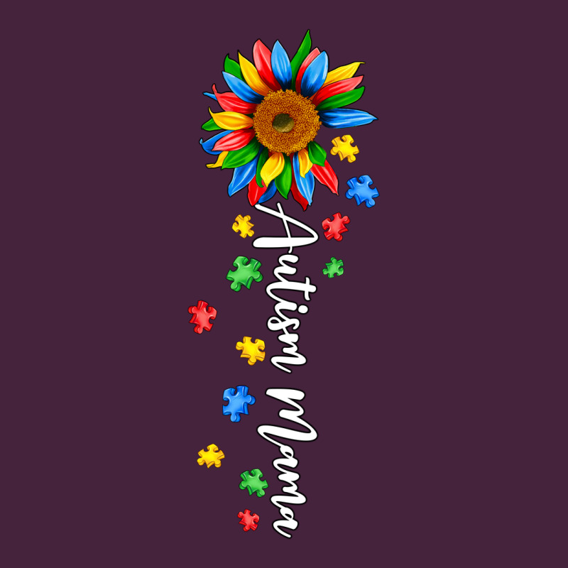 Autism Mama Sunflower White Premium Tee by JahusDesignShop | Teevron