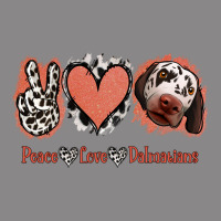 Peace Love Dalmatians Vintage Tee | Teevron