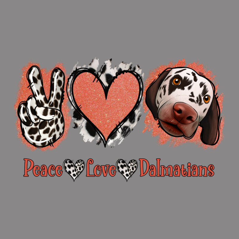 Peace Love Dalmatians Vintage Tee by Jasminsmagicworld | Teevron