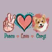 Peace Love Corgi Vintage Tee | Teevron