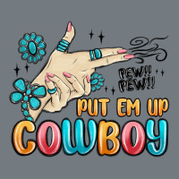 Western Turquoise Put Em Up Cowboy Heavyweight Sweatshirt | Teevron