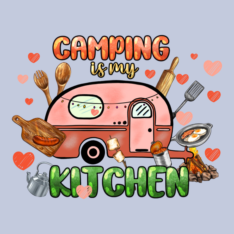 Camping Is My Kitchen Long Sleeve Tee by NancyCooperArtShop | Teevron