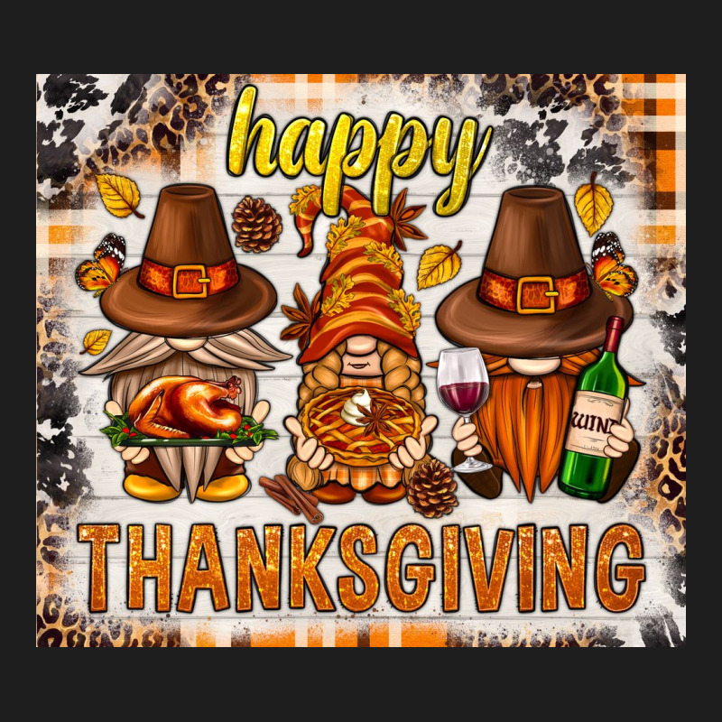 Happy Thanksgiving Gnomes Heavyweight Hoodie by NancyCooperArtShop | Teevron
