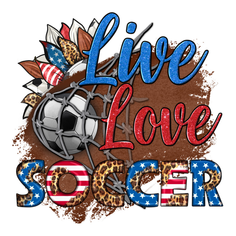 Live Love Soccer Ladies Tee by HRA Design Shop | Teevron