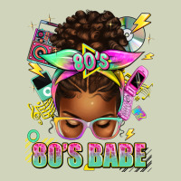 80's Babe Afro Messy Bun Heavyweight Hoodie | Teevron