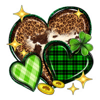 St. Patrick's Day Hearts Ladies Tee | Teevron